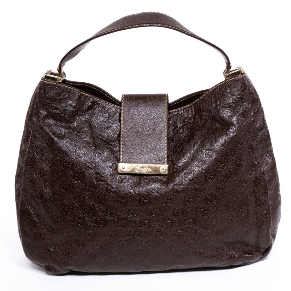 ❌SOLD❌ Authentic GUCCI Leather Hobo Bag - Picture 14 of 15